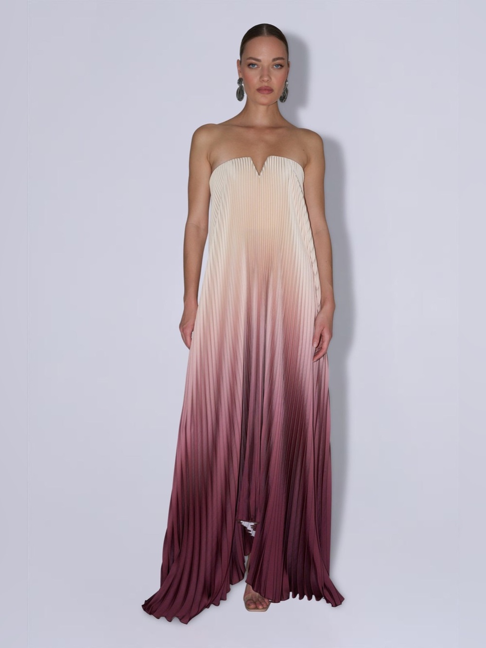 BLACK TIE GOWN in SOUFFLE by L’IDEE - Picture 3 of 12